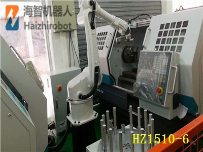 廣東自動(dòng)車床機(jī)械手 海智機(jī)床上下料機(jī)器人生產(chǎn)(圖3)