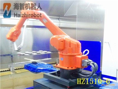 水簾柜噴漆房轉臺噴涂機器人(圖3)