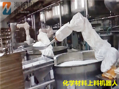 山東定制上料機械手驗收-海智工業(yè)機器人(圖1)