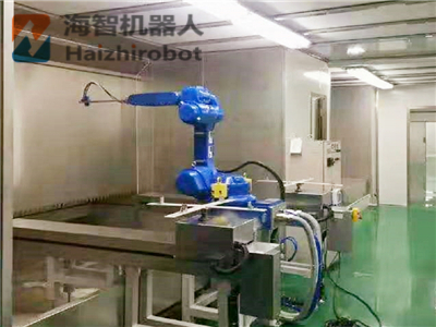 噴漆雙滑臺料盤噴涂機器人