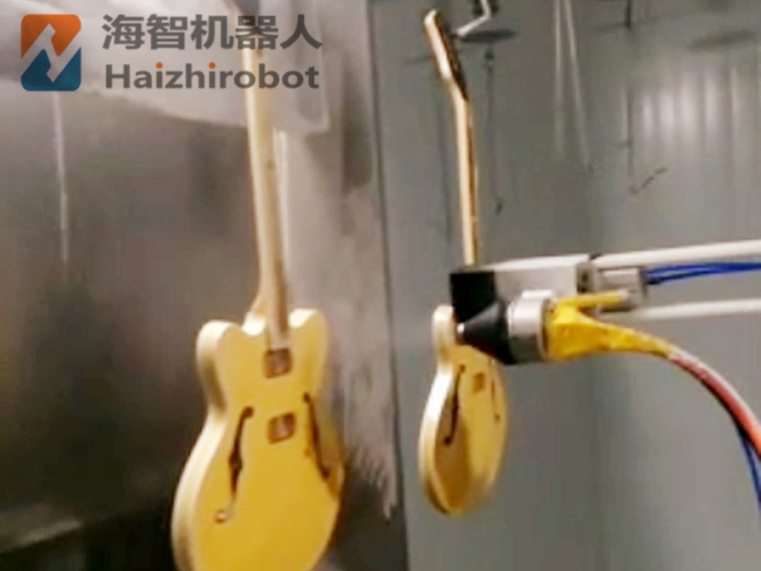 小提琴噴漆機械手 木制工藝噴涂(圖1)